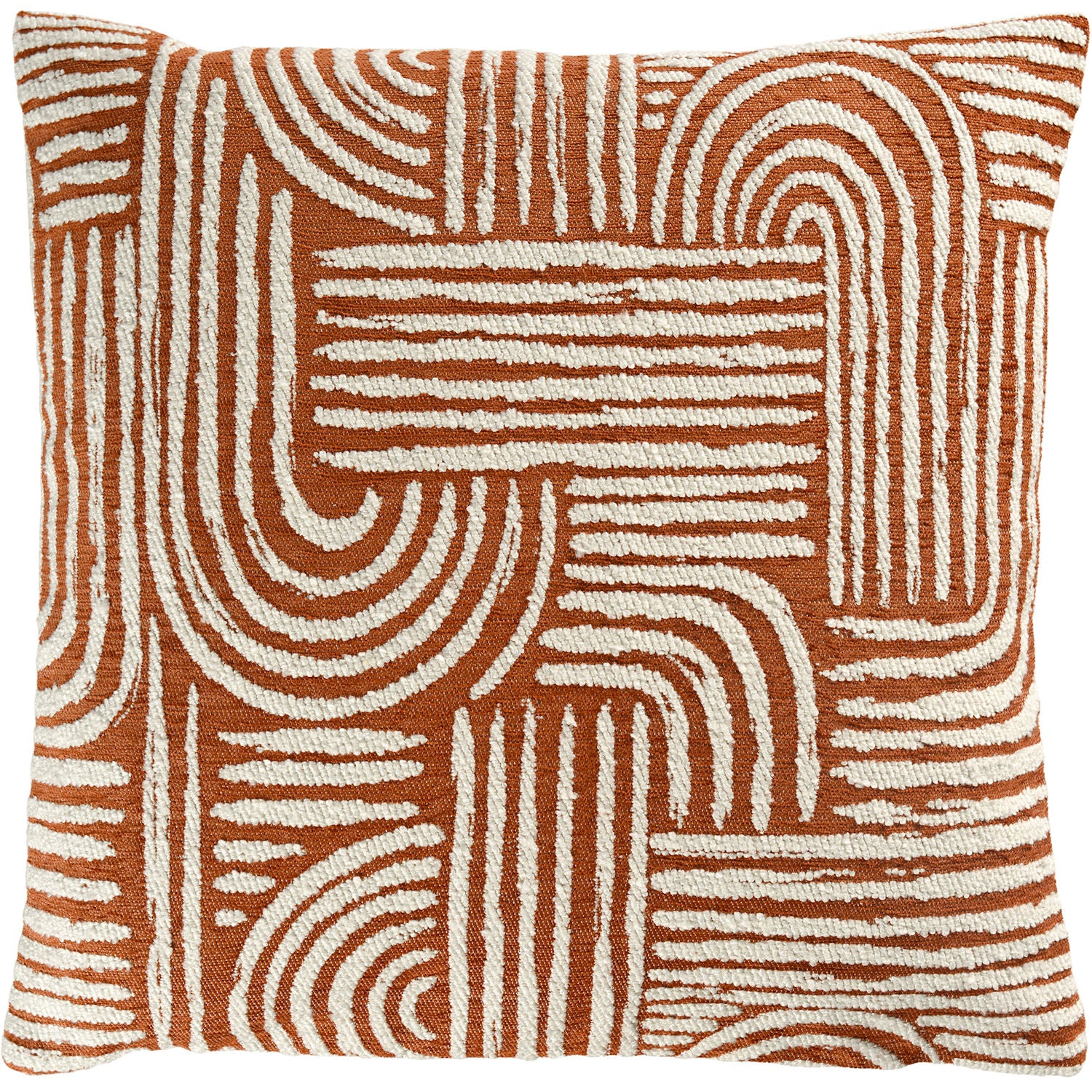Kissenhülle mit natürlichem, grafischem Design