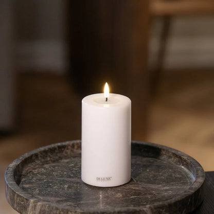 LED-Kerzen Echtwachs mit lebendiger Flamme